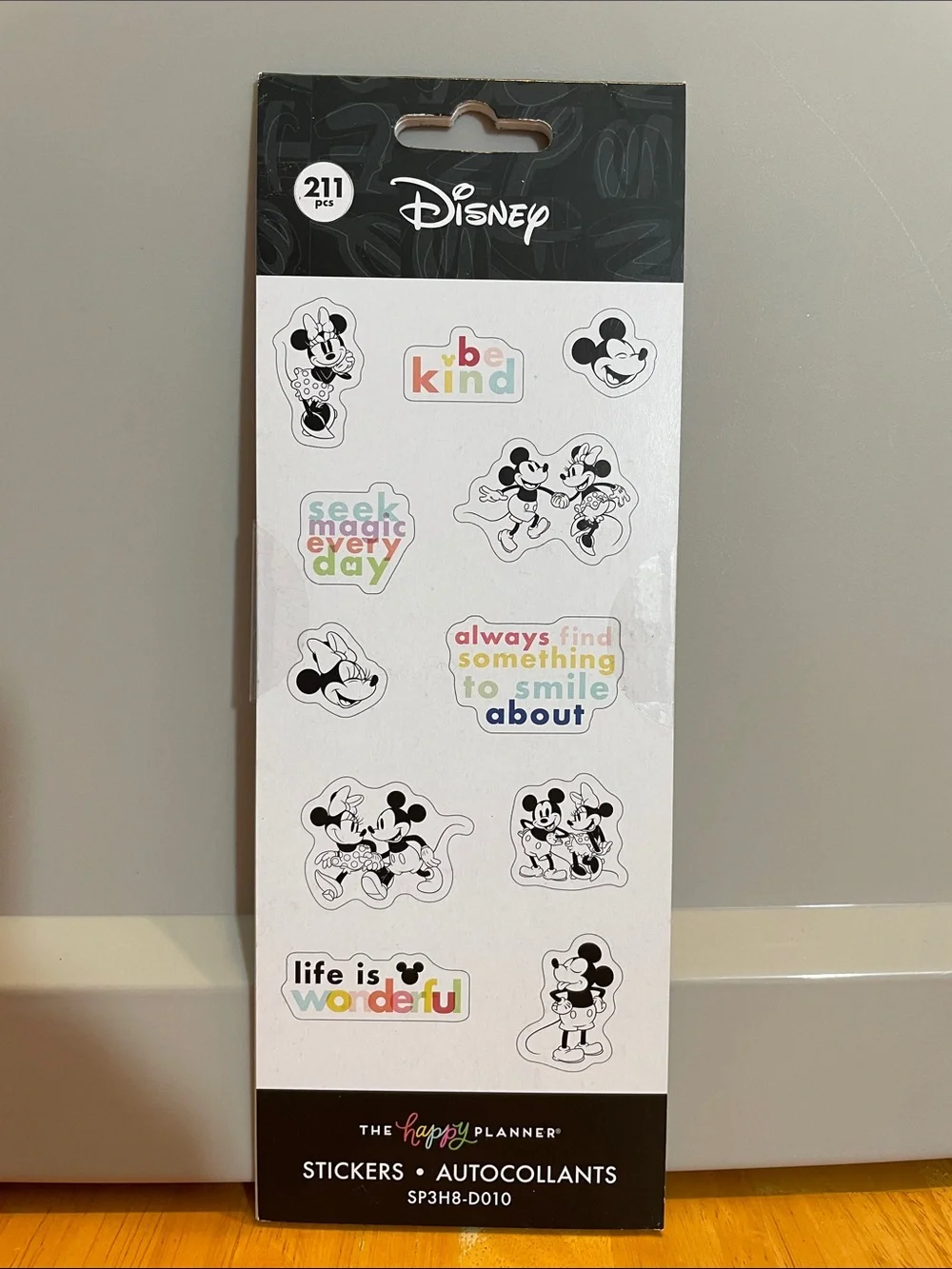 Happy Planner Set of 5 Mickey and Minnie Disney Planner Accessories Stickers